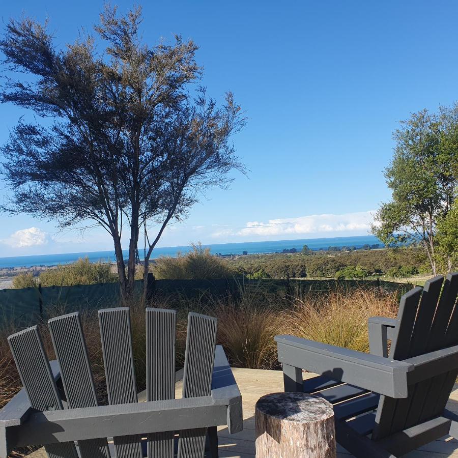 Hapuku River Terrace A Eco Tiny House Escape カイコウラ エクステリア 写真